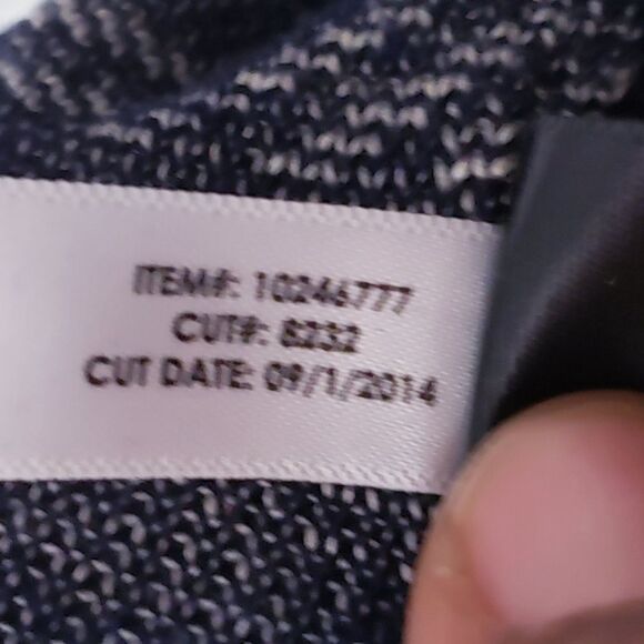 Torrid Made in USA Navy and Tan Plaid Open SS Cardigan Size 12-16 - Picture 8 of 8